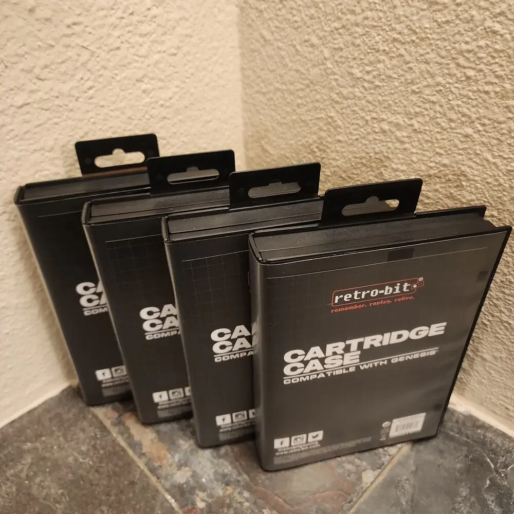 Genesis Cartridge Case Replacement [Set of 4] (NEW) - Retro-bit - Sega